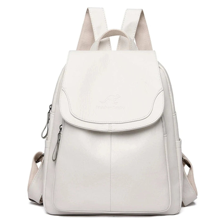Eleganter Damen-Rucksack aus veganem Leder mit zeitlosem Design
