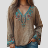 Bestickte Damenbluse