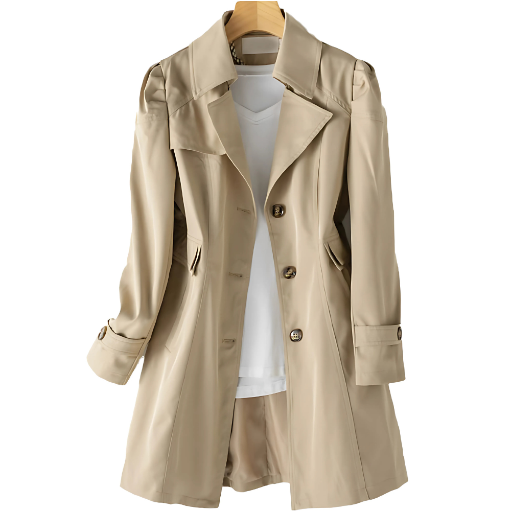 Luciba – Eleganter Damen-Trenchcoat für Frühling und Herbst