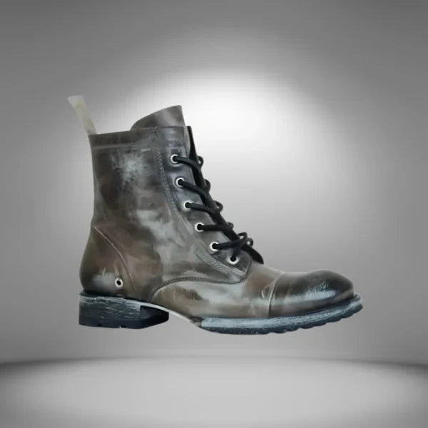 Araminta Vintage Leder Damenstiefel