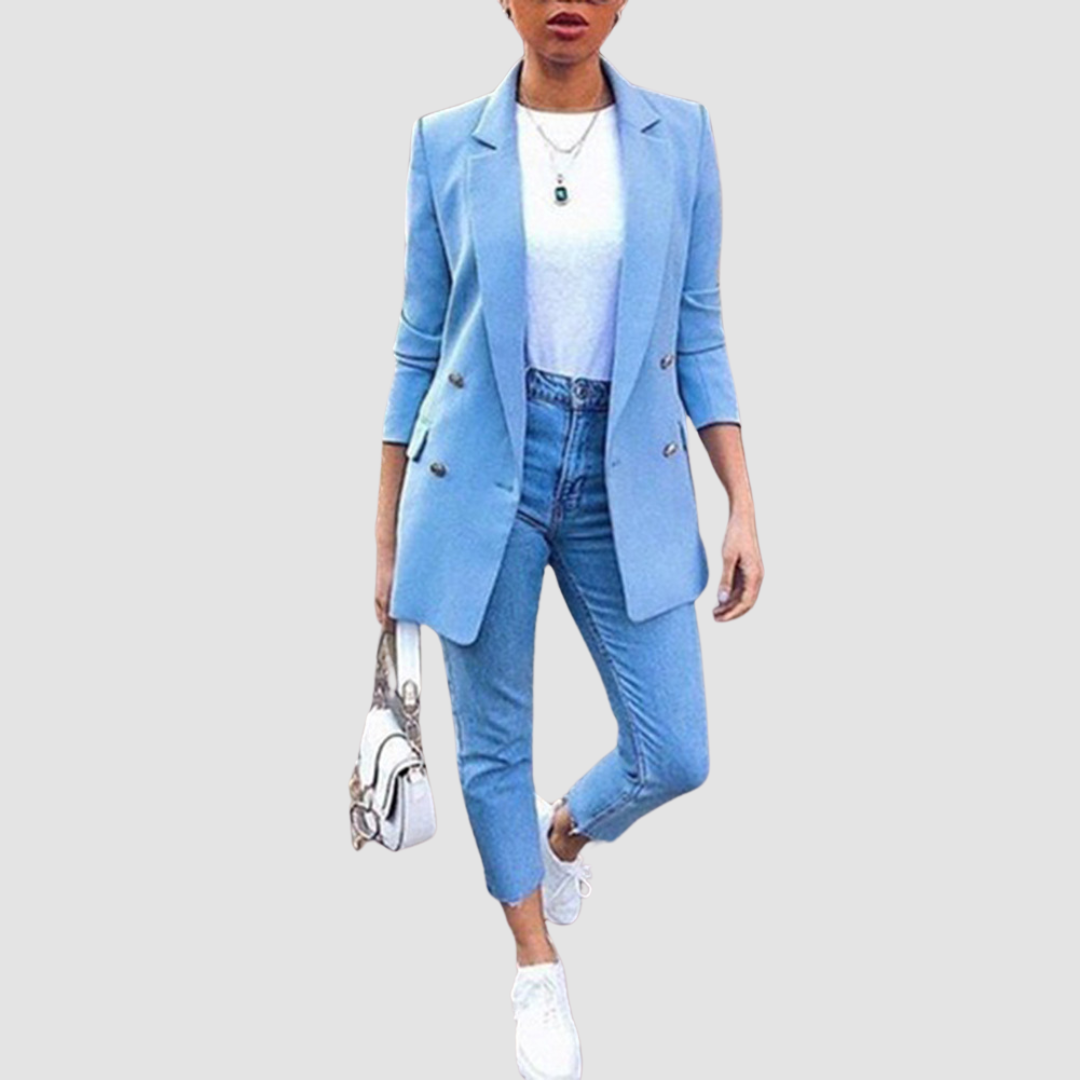 Stilvolle lange Damenjacke für jeden Anlass