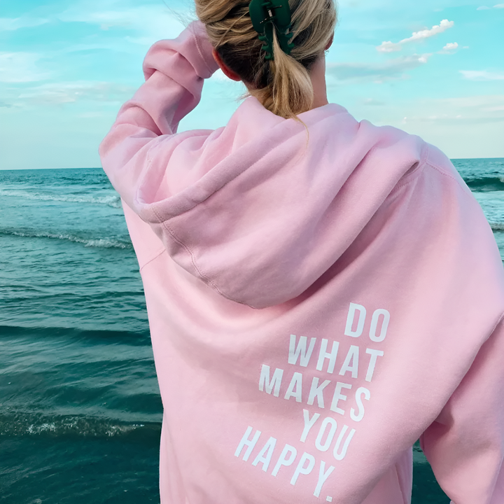 Unisex Happy Kapuzenpullover