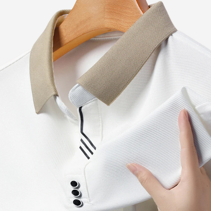 Lässiges Langarm-Polo für Herren