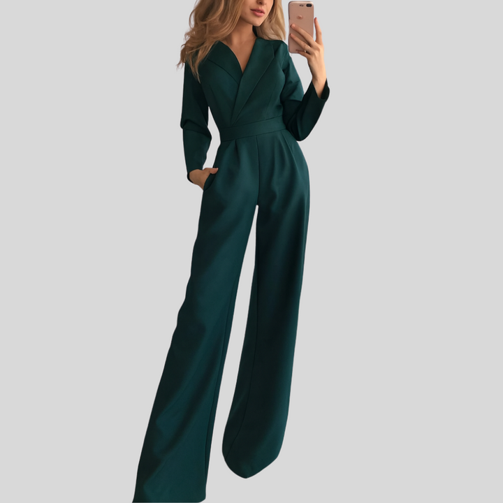 Jumpsuit med brede stropper – Ren stil i ett stykke