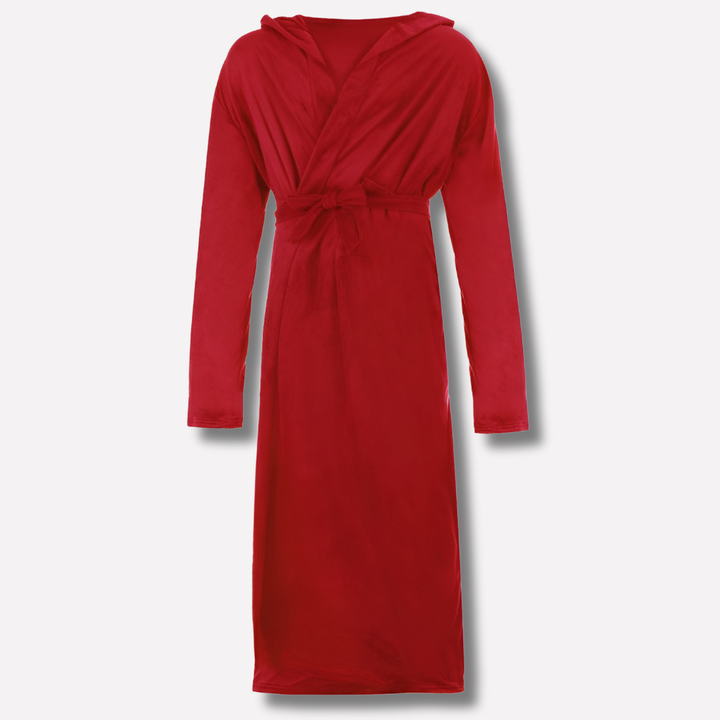 Bequemer Herren-Fleece-Bademantel