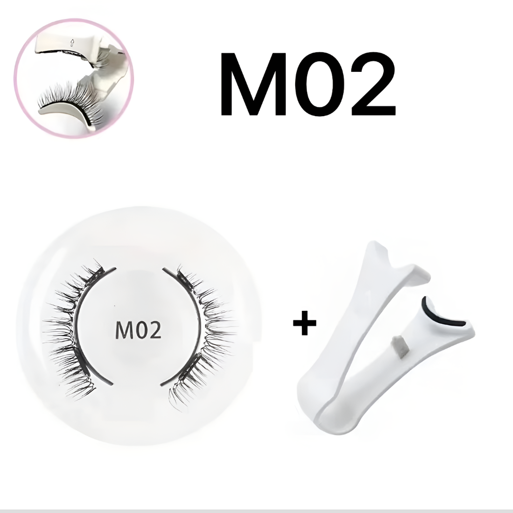 Wiederverwendbares magnetisches Wimpern- und Pinzettenset