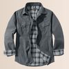 Herren Vintage Flanell Karojacke