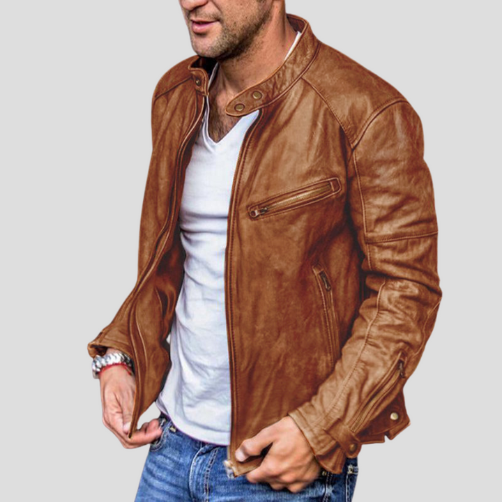 Herren-Stehkragenjacke – Modernes Kleidungsstück für den Alltag