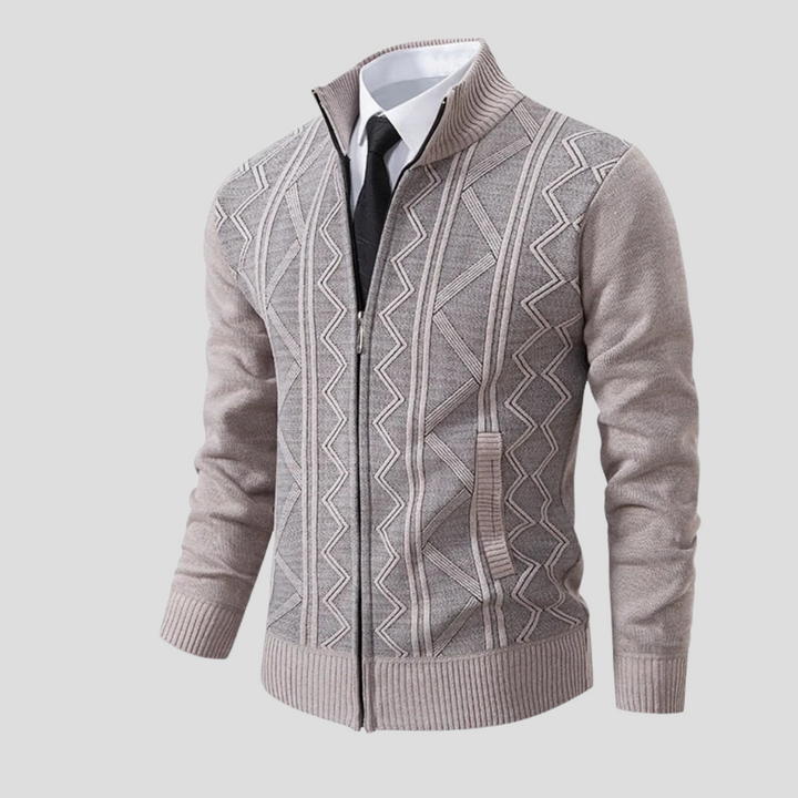 Herren-Cardigan – Strick-Layering-Teil