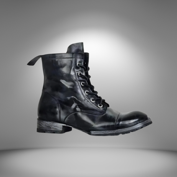 Vintage Damenlederstiefel