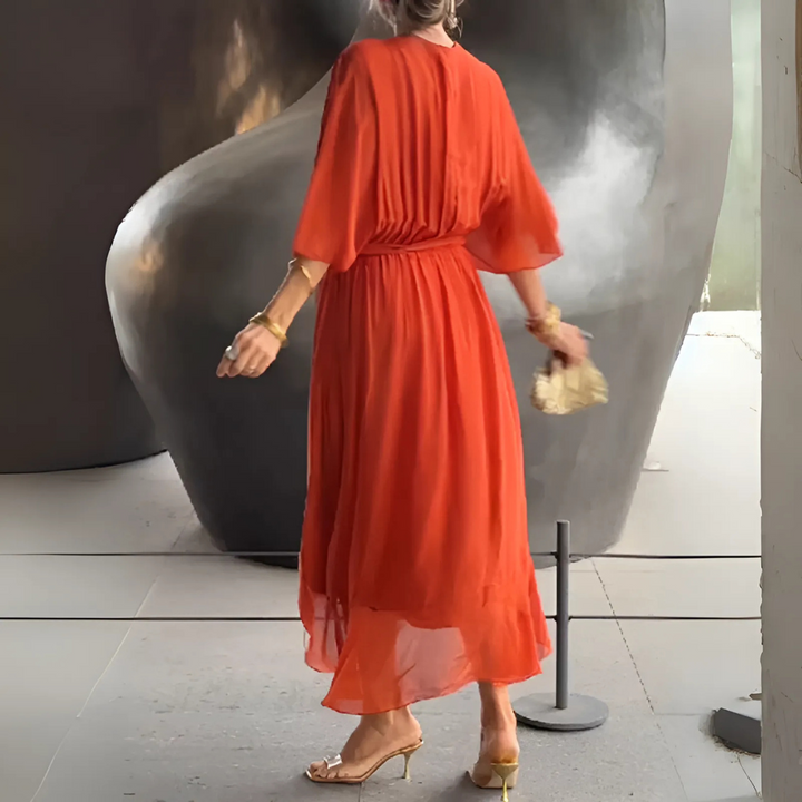 Elegantes, leichtes Wickelkleid für Damen