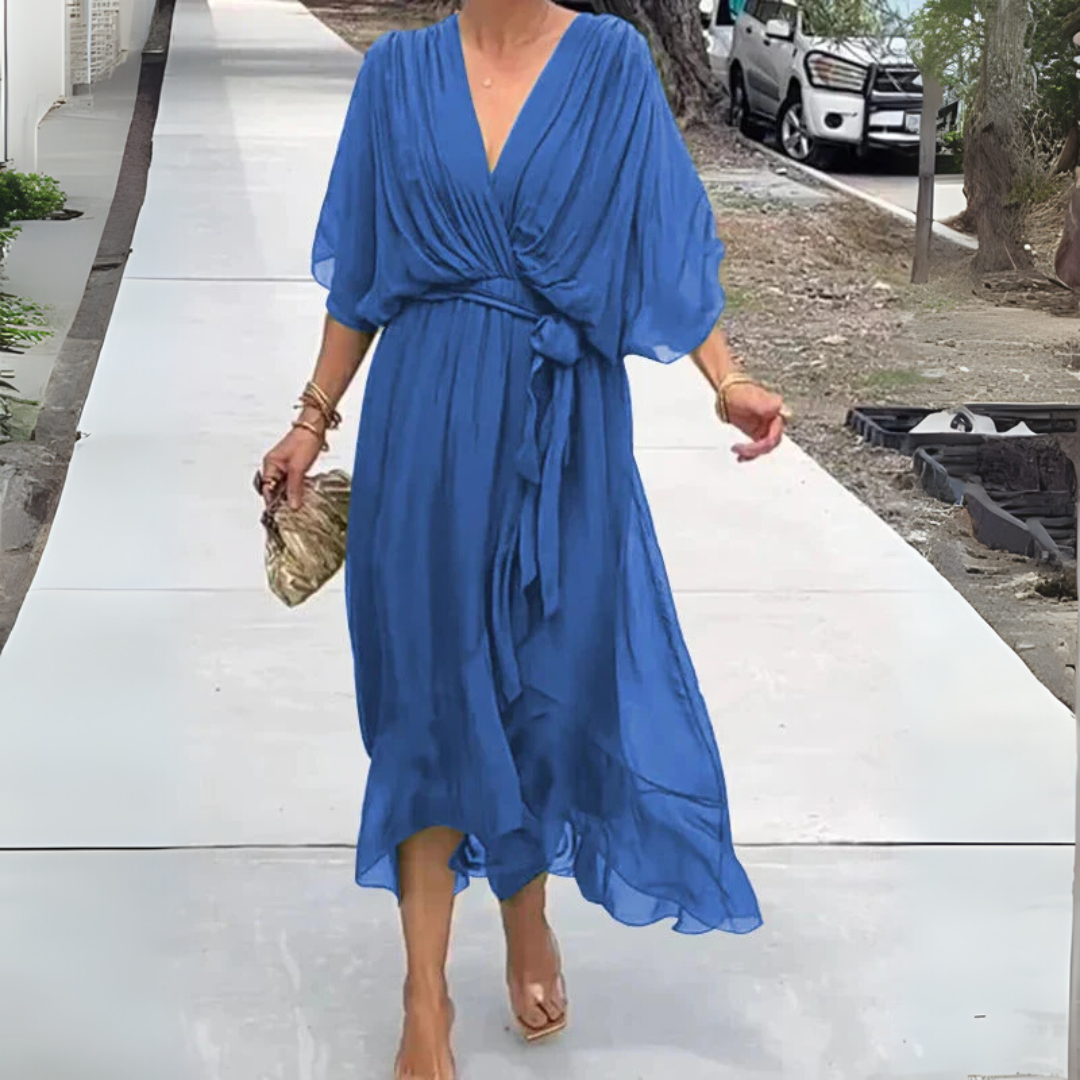 Elegantes, leichtes Wickelkleid für Damen