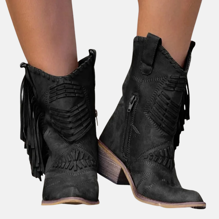 Stilvolle, schicke Quastenstiefel für Damen