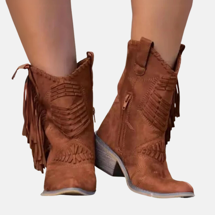 Stilvolle, schicke Quastenstiefel für Damen