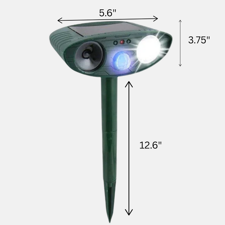 Ultraschall-Streifenhörnchen-Abwehrgerät und Solarbetrieben
