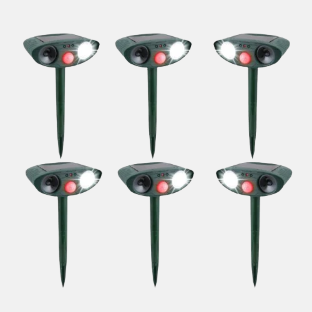 Ultraschall-Streifenhörnchen-Abwehrgerät und Solarbetrieben