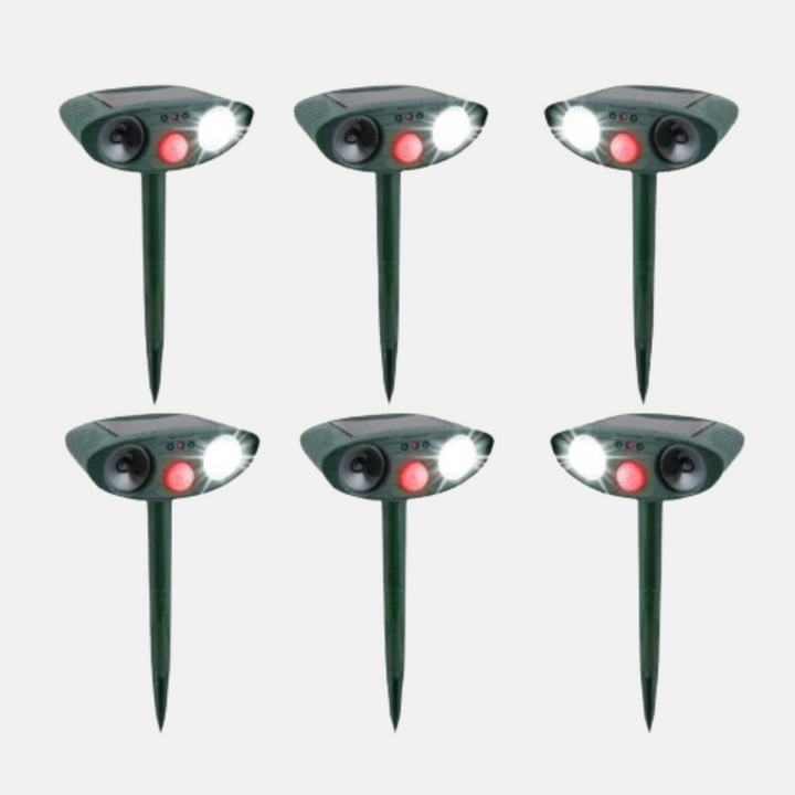 Ultraschall-Streifenhörnchen-Abwehrgerät und Solarbetrieben