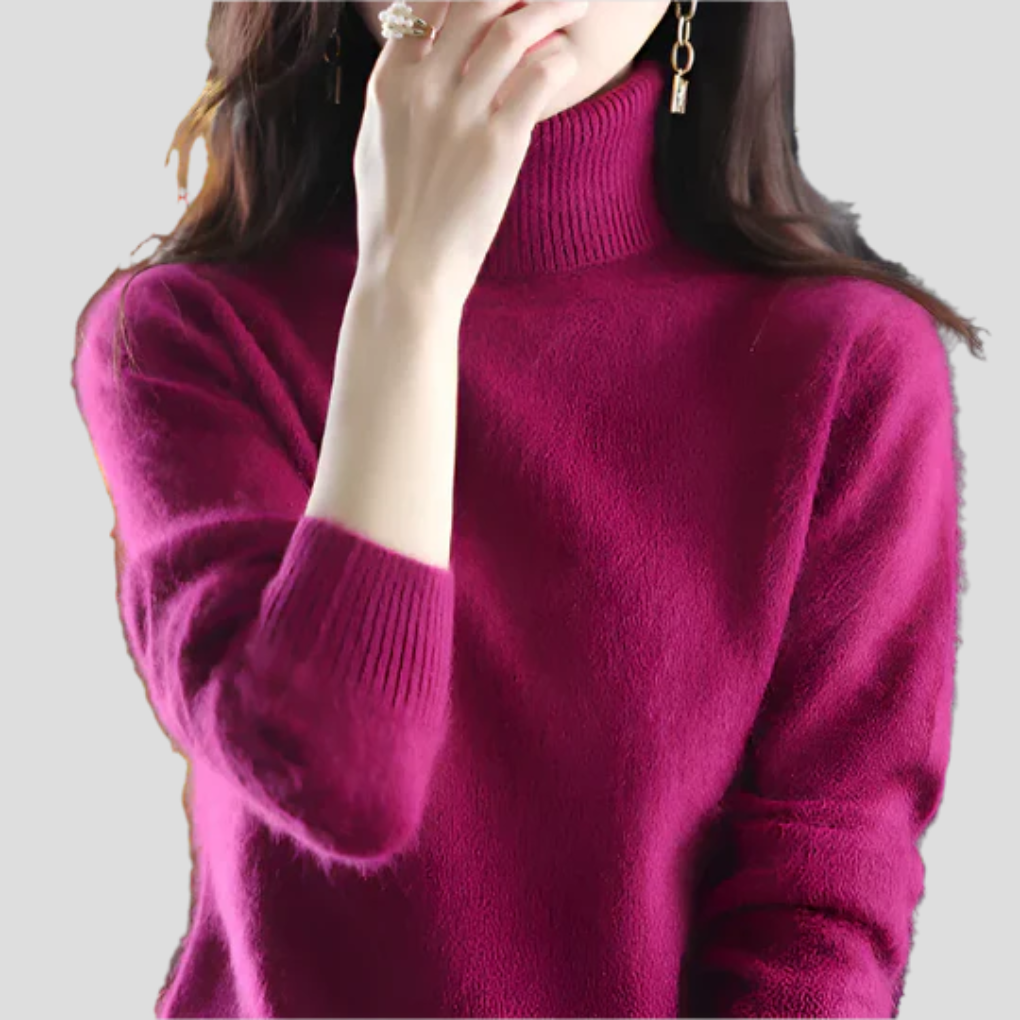 Damen-Rollkragenpullover