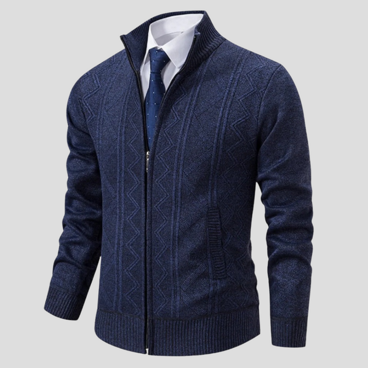 Herren-Cardigan – Strick-Layering-Teil