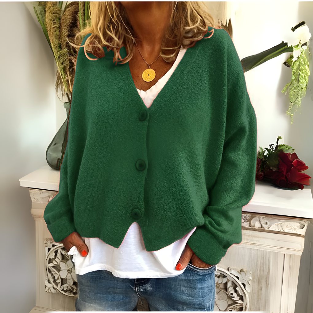 Weicher Strick-Cardigan mit entspannter Passform für Damen