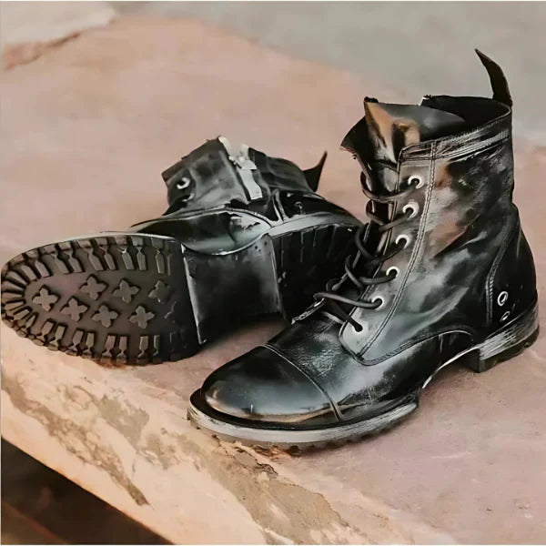 Araminta Vintage Leder Damenstiefel