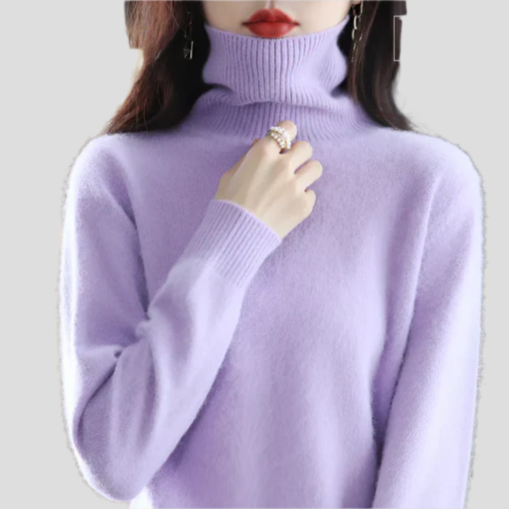 Damen-Rollkragenpullover