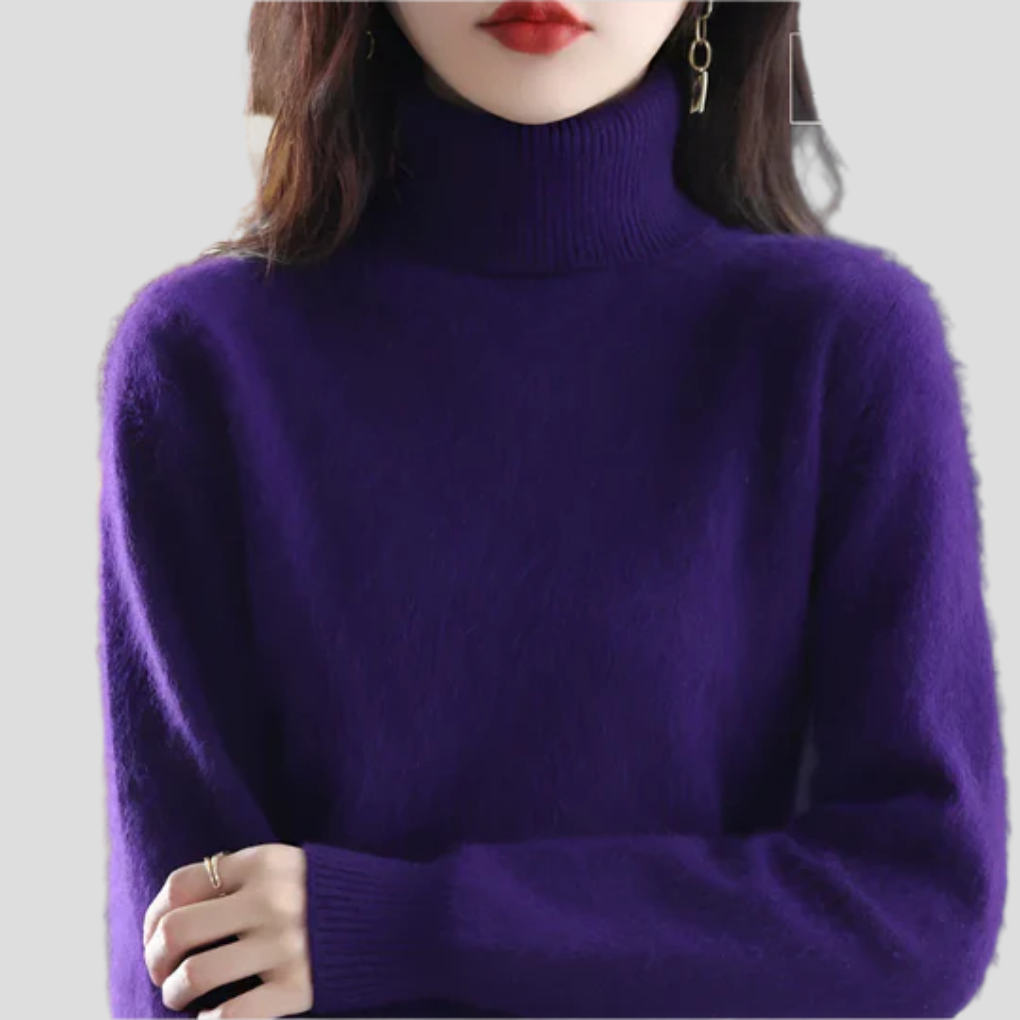 Damen-Rollkragenpullover