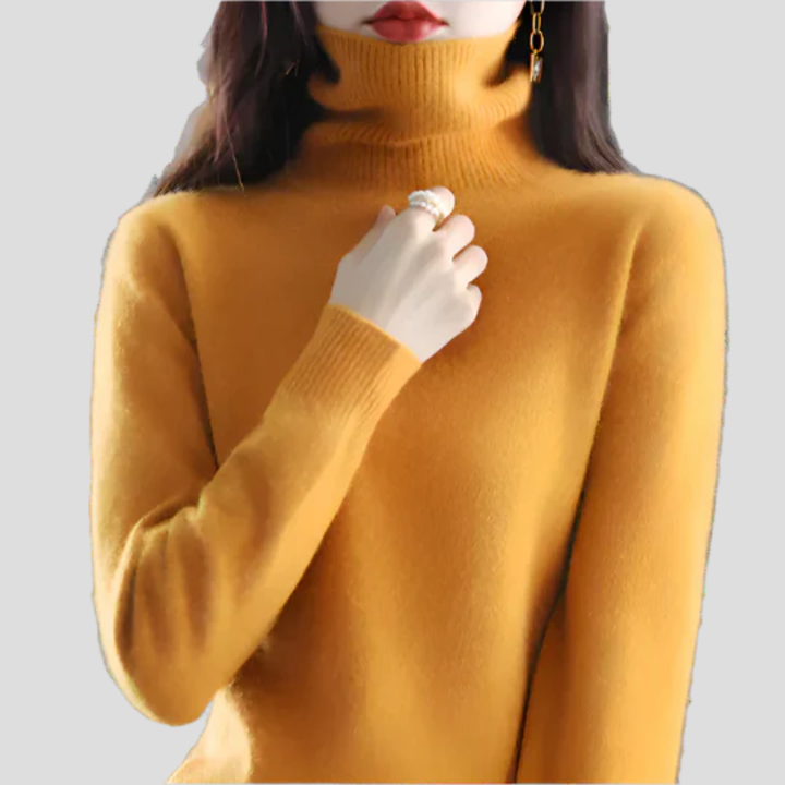 Damen-Rollkragenpullover
