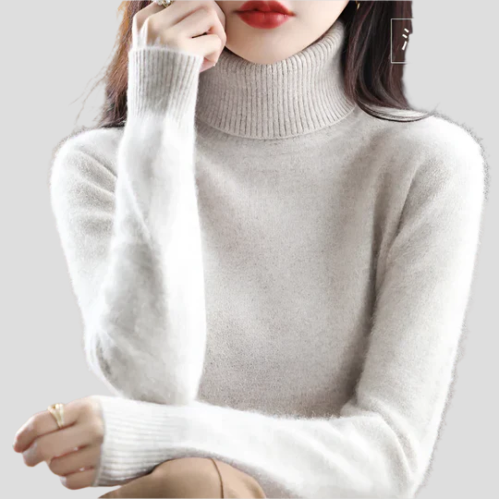 Damen-Rollkragenpullover