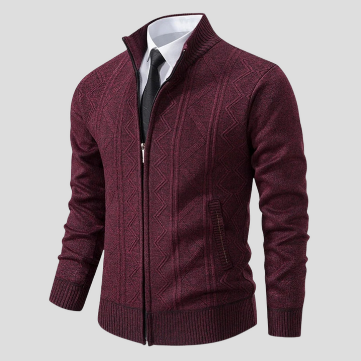 Herren-Cardigan – Strick-Layering-Teil