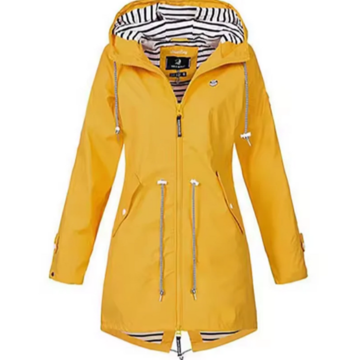 Wasserdichte Jacke mit Kapuze für Damen