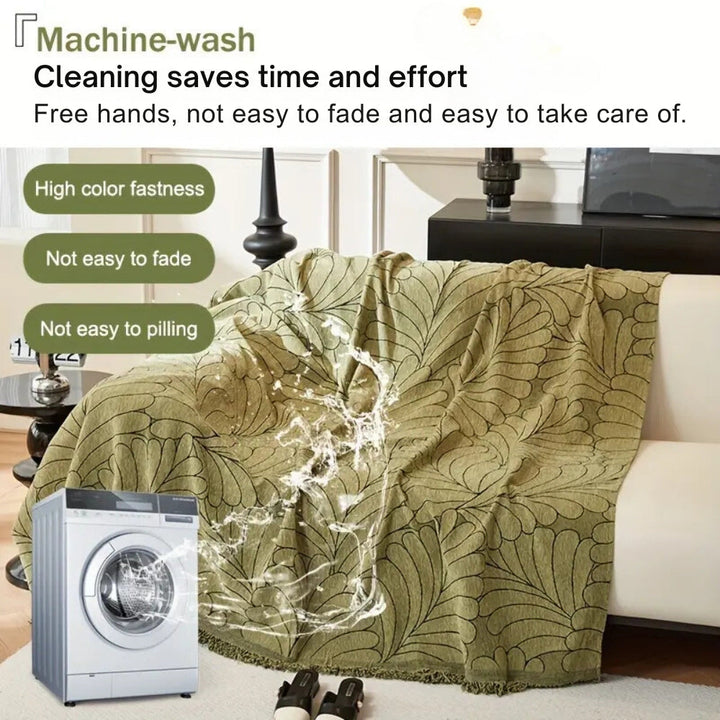 Wendbarer Sofabezug mit Wedel-Design