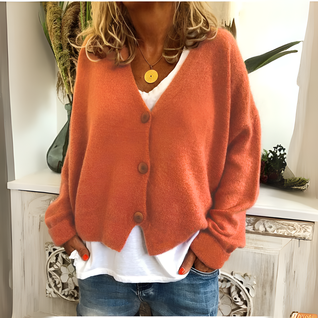 Weicher Strick-Cardigan mit entspannter Passform für Damen