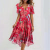 Luftiges Sommerkleid mit Blumenmuster
