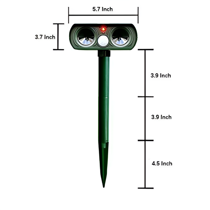 Infrarot-Solarbetriebener Tierschädlingsvertreiber