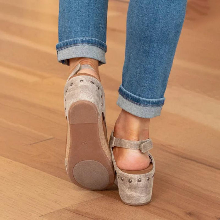 Valery – Orthopädische Ledersandalen für Damen mit zusätzlicher Unterstützung