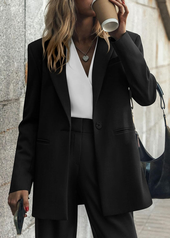 Damen Blazer und Hose Set für Büro und Freizeit