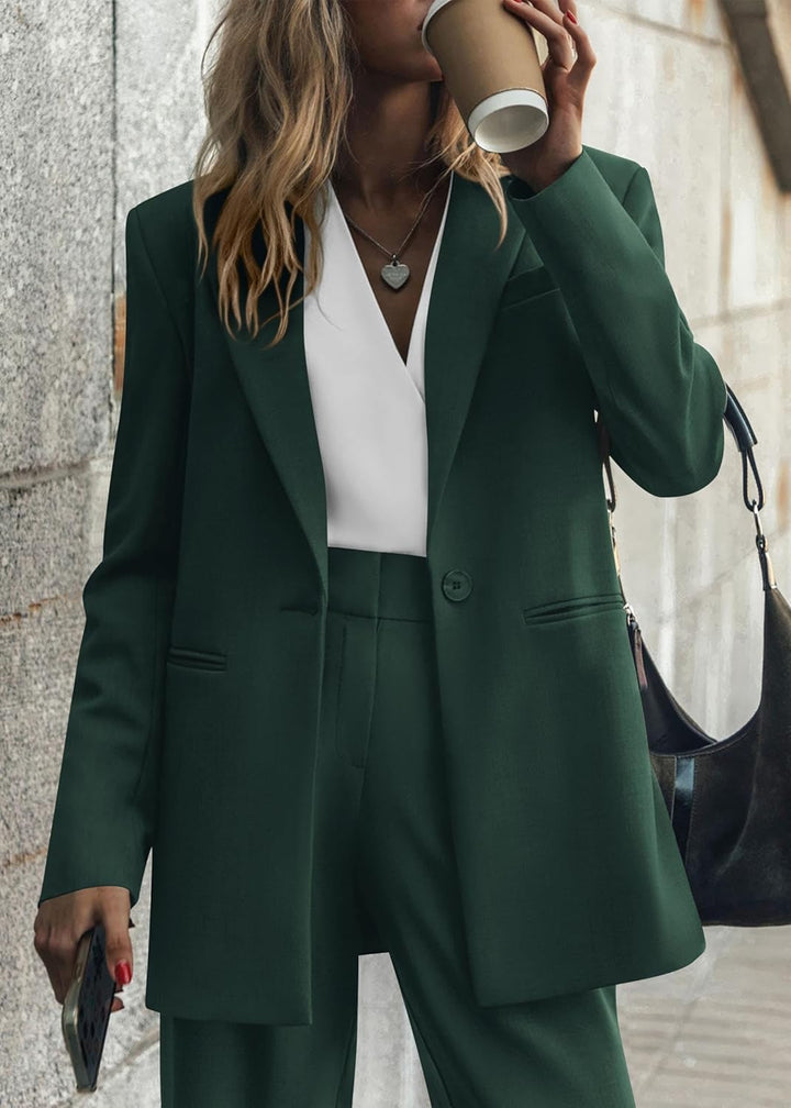 Damen Blazer und Hose Set für Büro und Freizeit