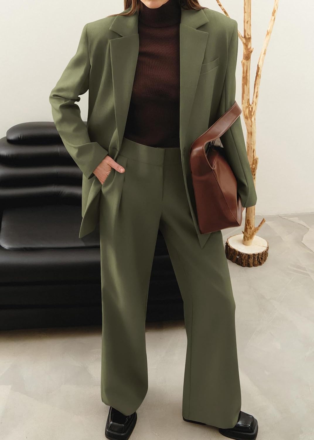 Damen Blazer und Hose Set für Büro und Freizeit