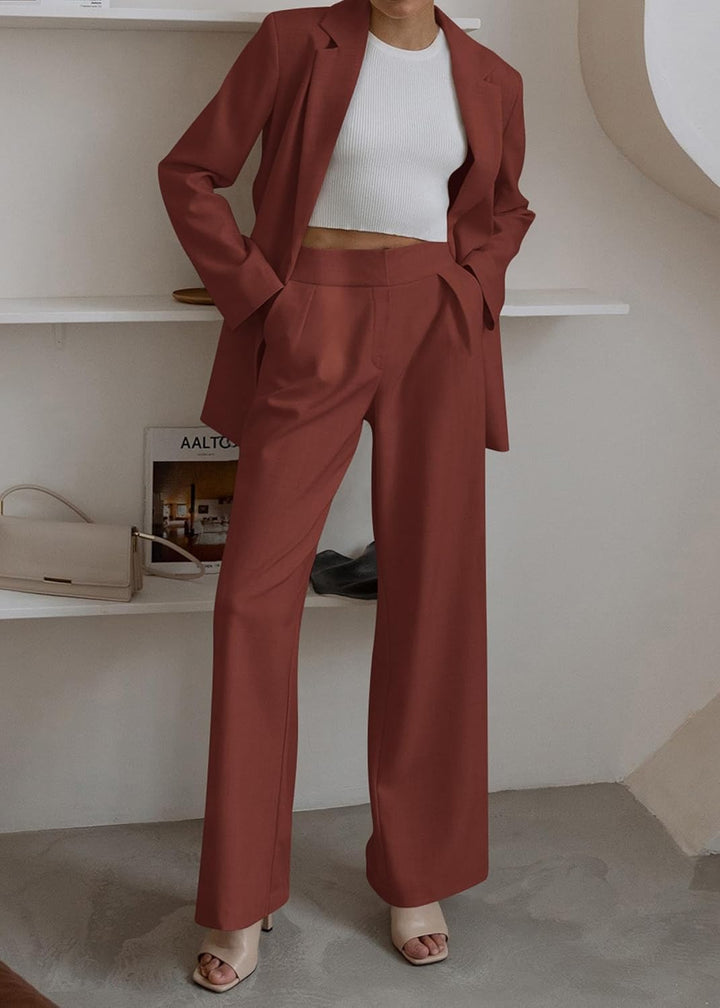 Damen Blazer und Hose Set für Büro und Freizeit