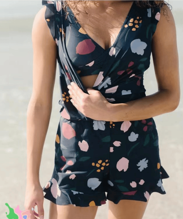 Aisling Damen-Badeanzug mit integriertem Bustier