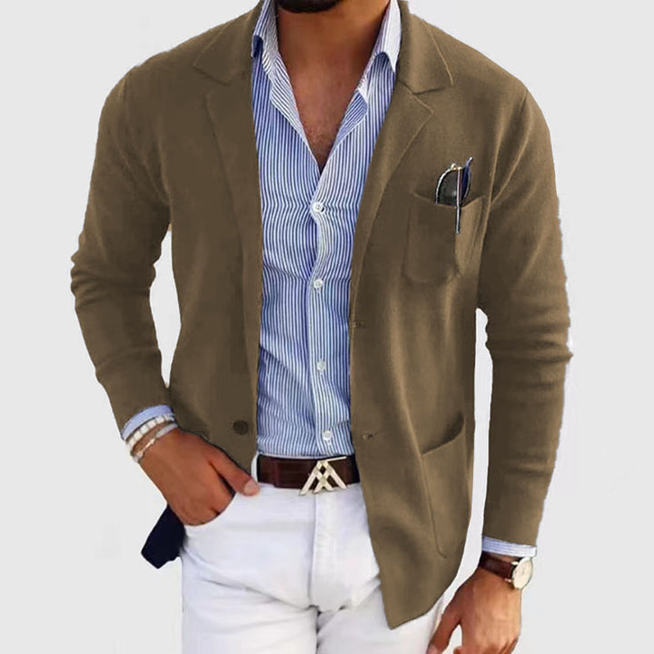 Dan – Stilvoller Herrenblazer mit Casual-Klepptaschen