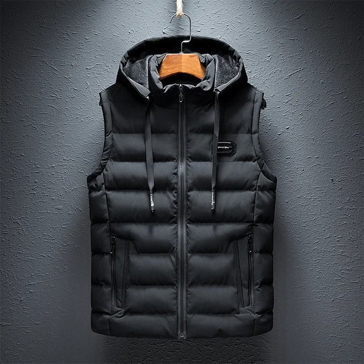Bodywarmer mit Kapuze