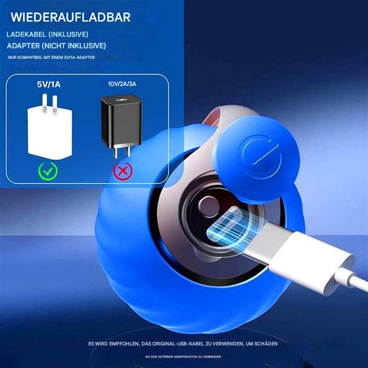 Interaktives Katzenballspielzeug – Selbstbewegende rollende Spielkugel