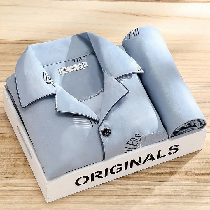 Rex – Pyjama-Set mit Hemd und Knopfleiste