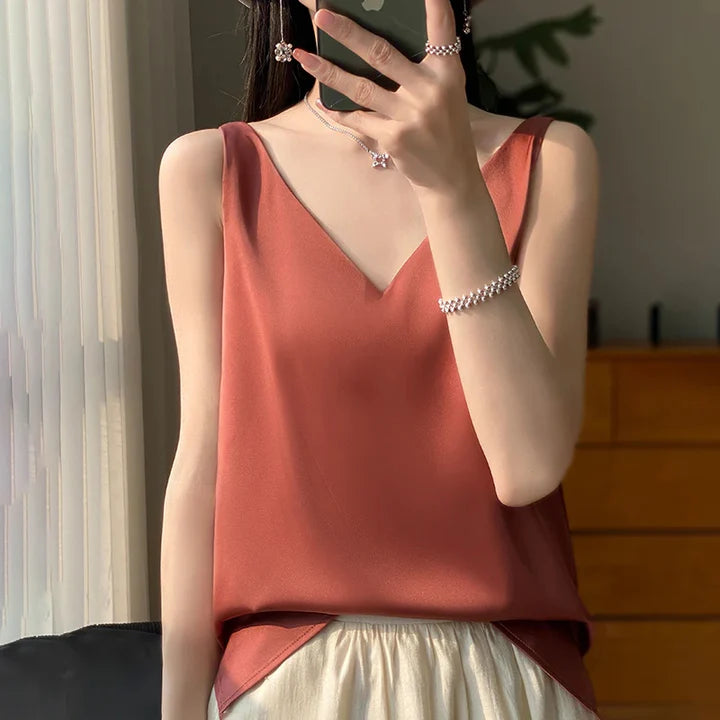 Stilvolles Damen-Seidentop für eine elegante Ausstrahlung