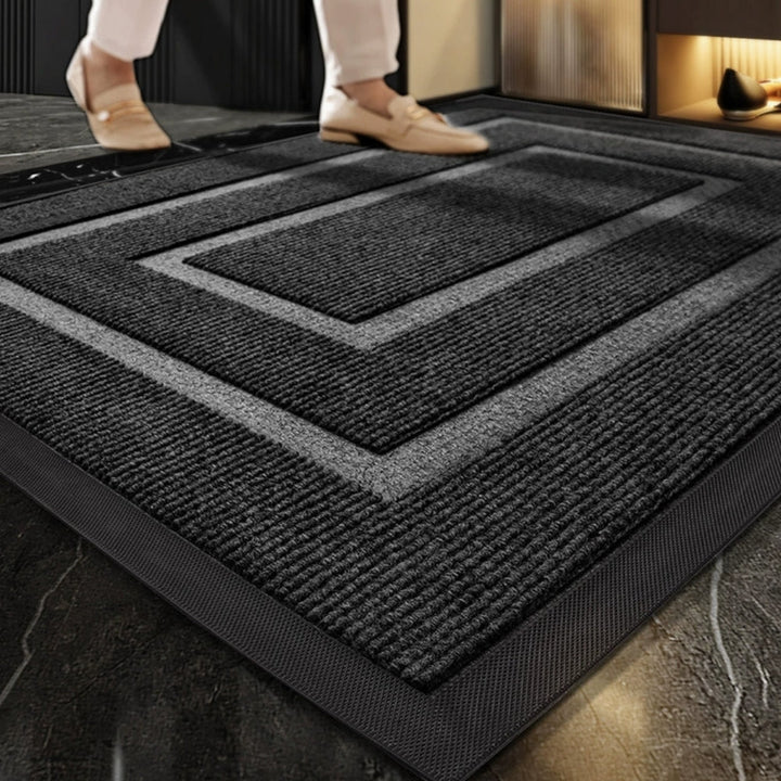 Schmutzfang-Fußmatte mit Rutschfester Gummirückseite für Innen- und Außenbereiche