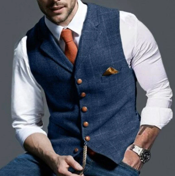 Herren-Vintage-Weste – Klassischer Stil mit modernem Touch
