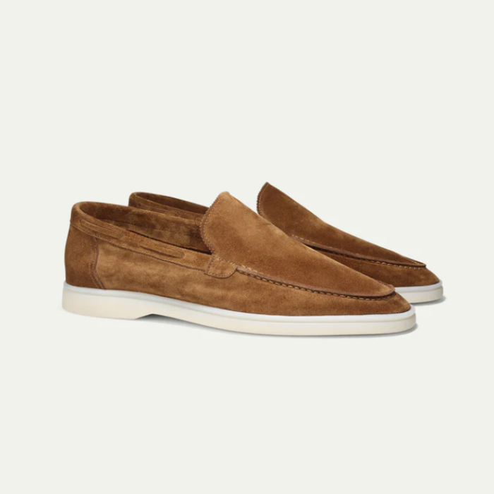 Milan – Luxus Herren-Loafer aus handgefertigtem Wildleder