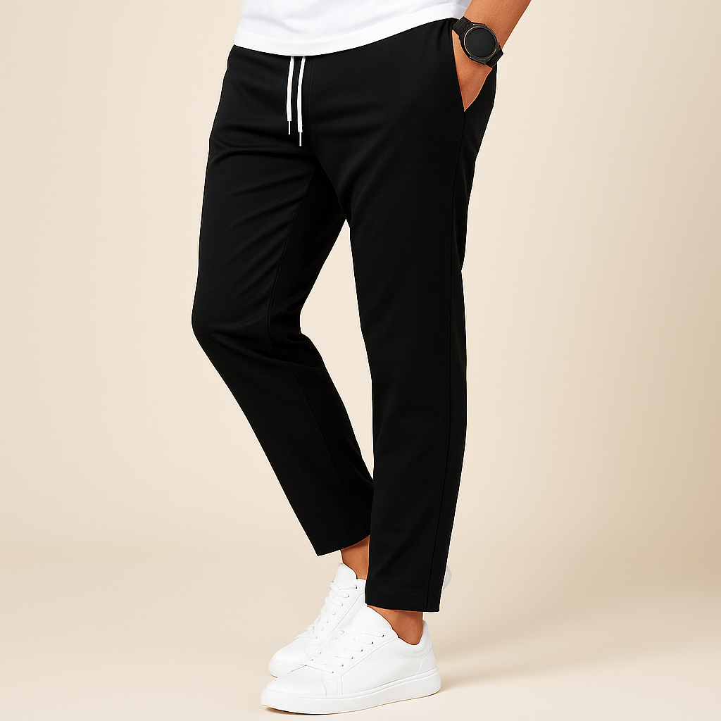 Slim Fit Hose mit Kordelzug für Herren